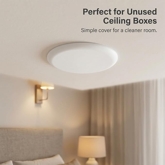 3 Pcs CP3540 Ceiling Cover Plate, Round Electrical Box Cover - Image 5