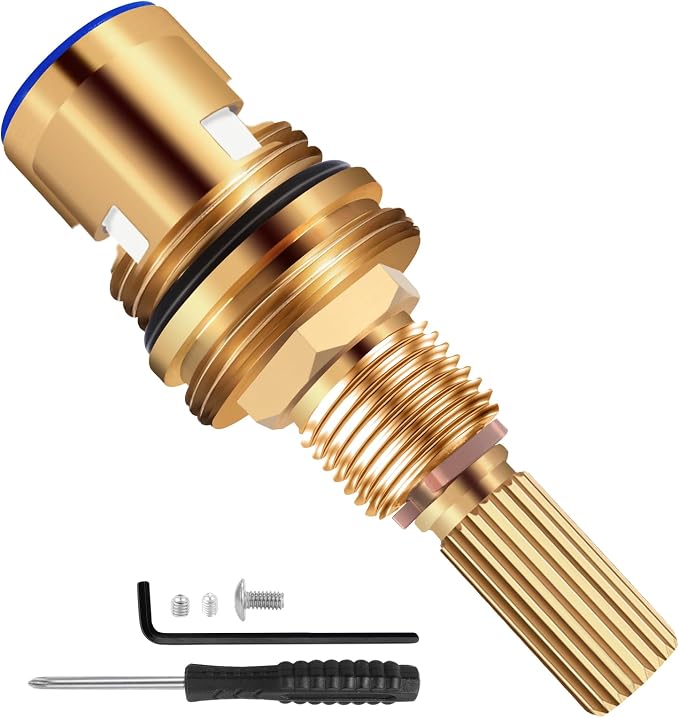 Brass 1-001 Replacement Parts Widespread Cartridge Cold Side, Compatible by Unknown