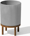 Veradek Demi Series Round Planter w/ Stand by VeradekOutdoor