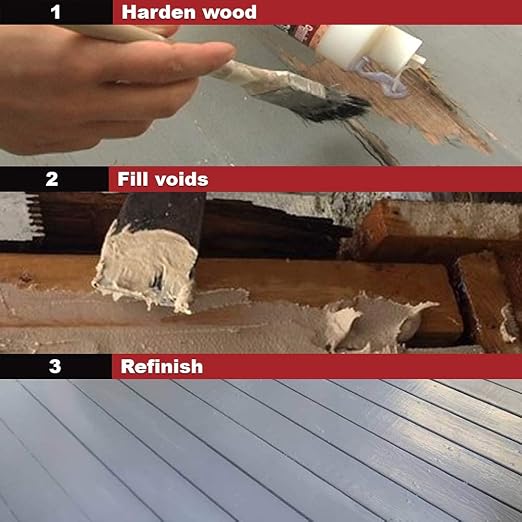 PC-Products Wood Repair Epoxy Paste and Wood Hardener Kit, PC-Woody 96 oz and - Image 3