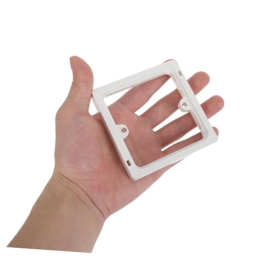 Electrical Junction Box Extender Outlet Ring White 4pcs 86-Type Abs | Precise - Image 4