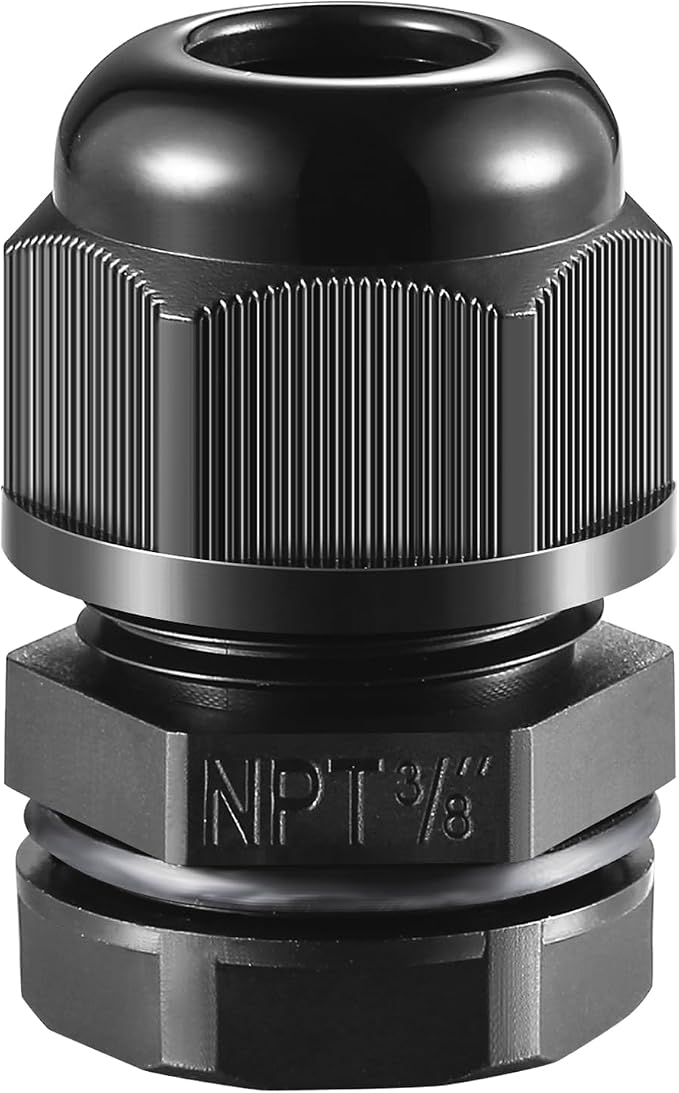 RTHIEAI 25 PCS 3/8" NPT Nylon Cable Gland Joints - Image 7