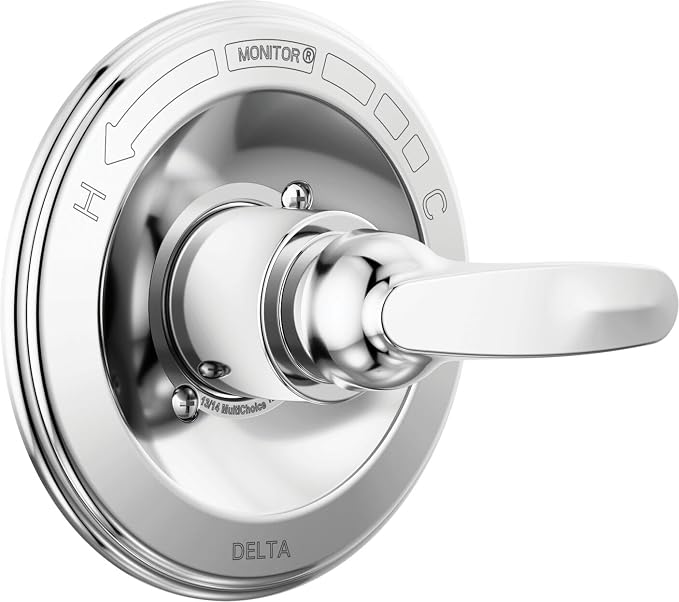 Delta Foundations 13 Series Single-Function Valve Trim Kit, Chrome Handle Set by Unknown
