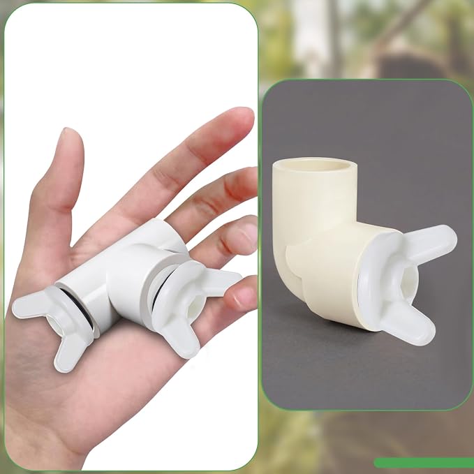 5 Pcs 1/2” NPT Pipe Fitting End Caps Connector Plug - Image 3