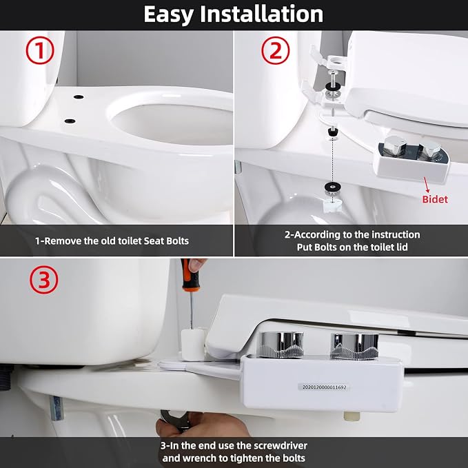 2PCS Extra Long Toilet Seat Bolts Fit - Image 5