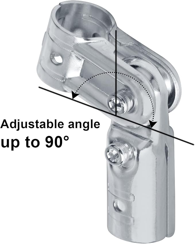 10 PCS Adjustable Pivot Angle Pipe Fitting Connector, Fits 3/4" EMT Conduit | - Image 4