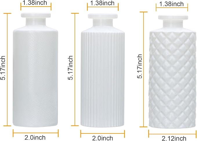 Glass Bud Vase Set in Bulk, Home Table Flower Decor, Party Decorations - Image 2