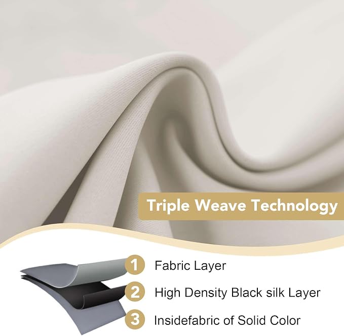 H.VERSAILTEX Extra Long Room Darkening Window Treatment Panels - Image 3