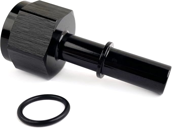 Aluminum 6AN Female to 5/16 SAE Quick Disconnect Push-On EFI Hose Fitting - Image 3