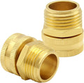 Joywayus 2PCS Brass Swivel Pipe Fitting 3/4" GHT Female x 3/4" GHT Male | by Joywayus