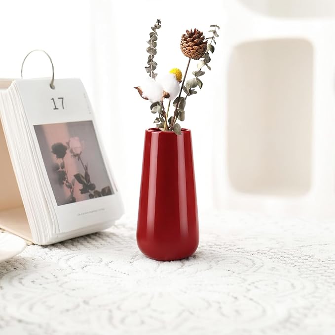 Ceramic Vase, GUKJOB Small Cute Flower Vase - Image 6
