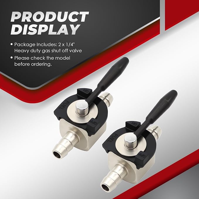 Nakkaa 1/4" Heavy Duty Gas Shut Off Valve Compatible - Image 5