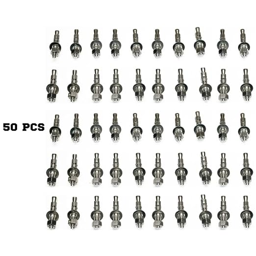 Mighty Fasteners Wedge Anchors – Heavy-Duty 304 Stainless Steel Expansion Bolts - Image 3