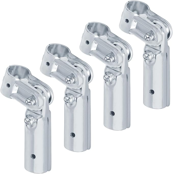 4 Sets Adjustable Angle Pipe Clamp Connectors, Fits 1" EMT Conduit | 2-Way - Image 5
