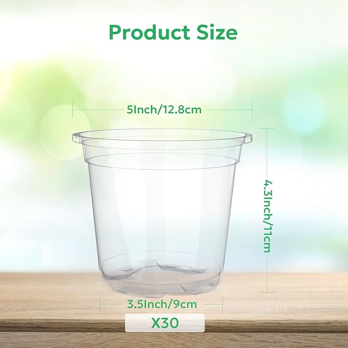 Bluepro Clear Nursery Pots - Image 2