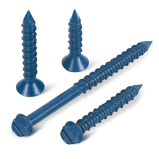 1/4" x 3-1/2" Concrete Screws, Brick or Stucco - Image 3