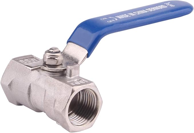 DERNORD Stainless Steel Ball Valve 1PC Type 3/8 Inch NPT Standard Port - Image 6