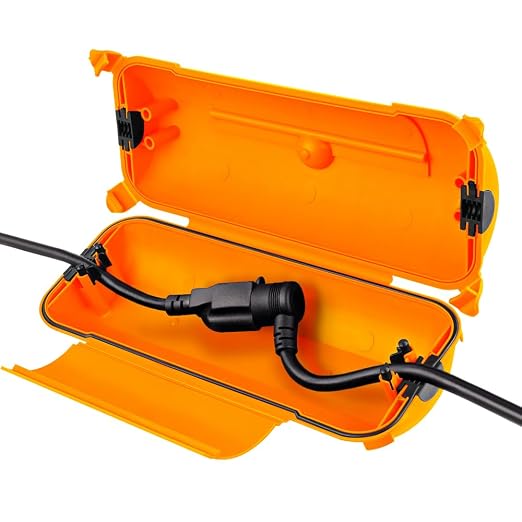 Outdoor Extension Cord Safety Cover, by FLEMOON