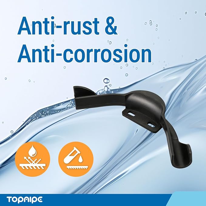 Topaipe 1/2 Inch PEX Poly 90 Degree Bend Support, Tubing Pipe Holder - Image 5