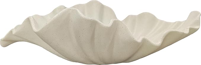 12" Decorative Bowl decor, Modern Home Decoration Scallop Bowl, Fashion Key Bowl by DecorativeBowl