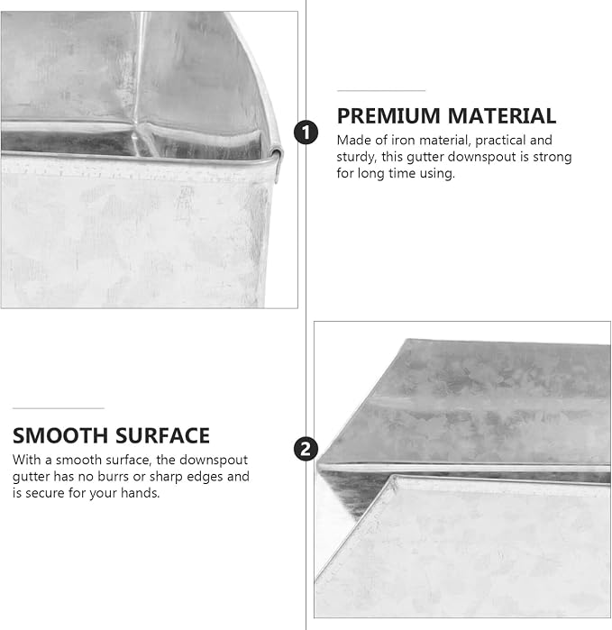 Rain Gutter Downspout Splash Block Gutter Downspout Extensions Down Spout - Image 4