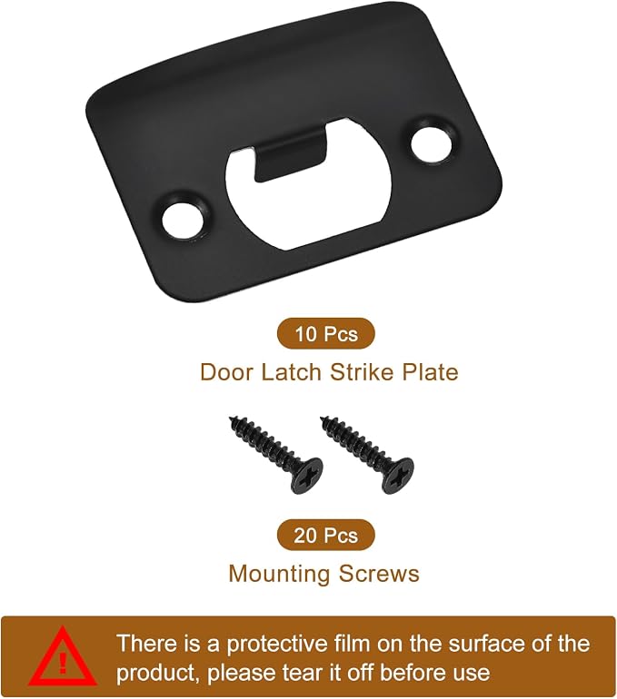 uxcell D-Type Door Strike Plate - Image 3