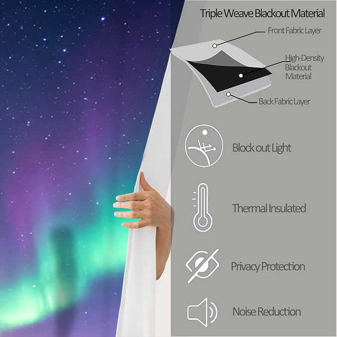Aurora Ice Lake Blackout Curtains - Image 5