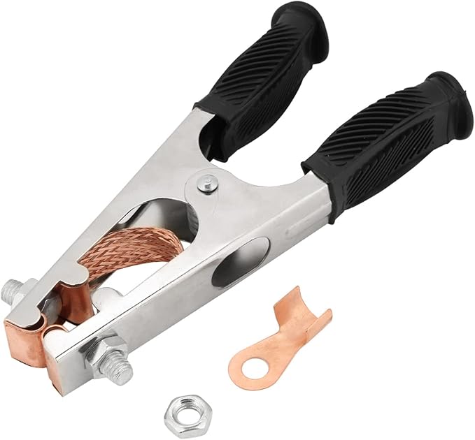 Welding Ground Clamp, 500A Electroplated Grounding Earth Clip | Copper Clips - Image 8