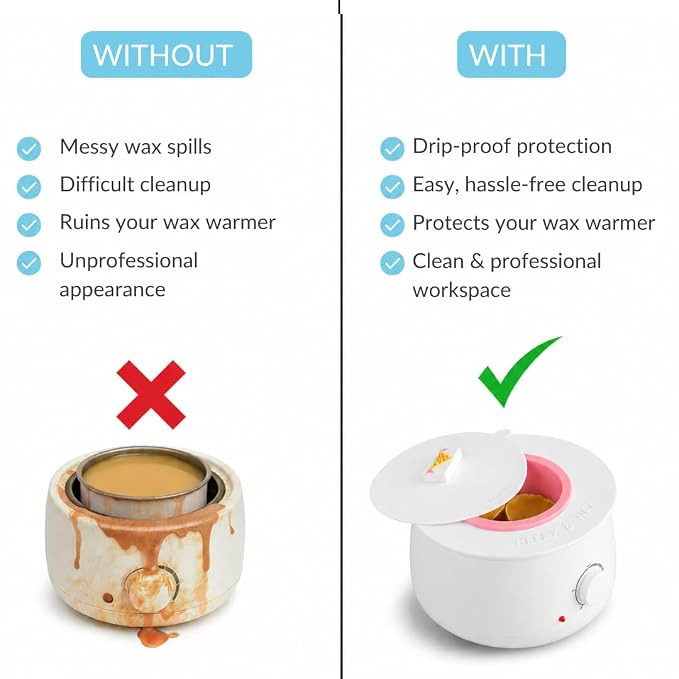 Reusable Non-Stick Silicone Wax Collar + Can + Lid - Image 6