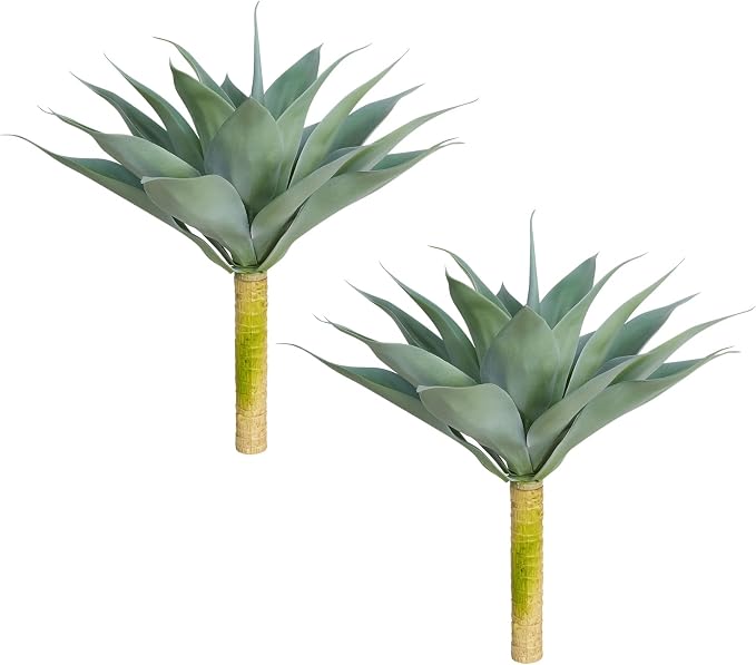 Velener Artificial Outdoor Blue Agave Plant - Image 2