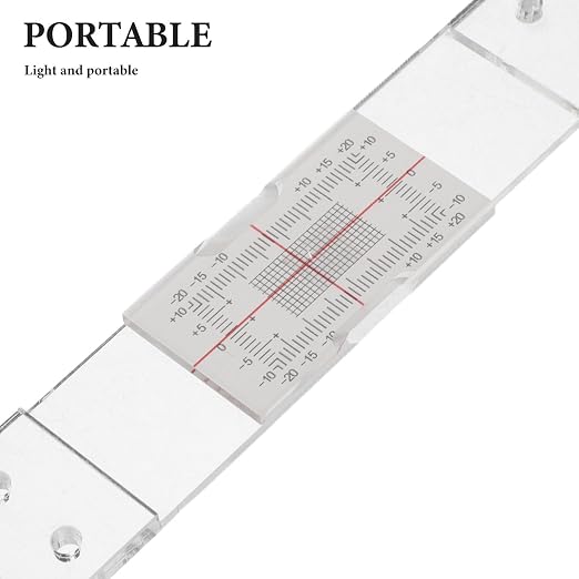 Kisangel 2pcs Acrylic Crack Measuring Ruler - Image 3