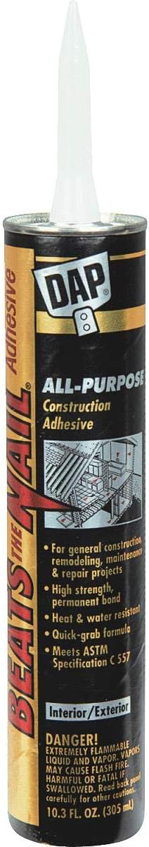 Dap 25082 10.3 Oz Beats The Nail Adhesive by DAP