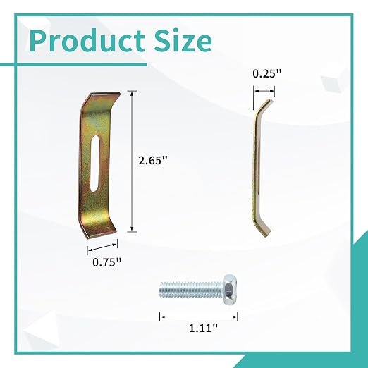 Undermount Sink Clips, Undermount Sink Brackets 10 Pack Kit - Image 2