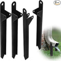 2Pcs Rainwater Downspout Bracket, Adjustable Gutter Downspout Holder Stake by Wpbhk