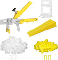 DGSL Tile Leveling System with Plier, 300 Tile Spacers 1/16" and 100 Wedges | by DGSL