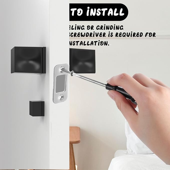 TIESOME 2 Pack Deadbolt Strike Plate - Image 4