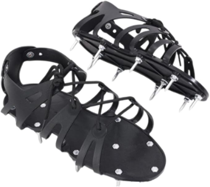 Milageto 2 Pieces Spiked Shoes Self Leveling Safe Walking by Milageto