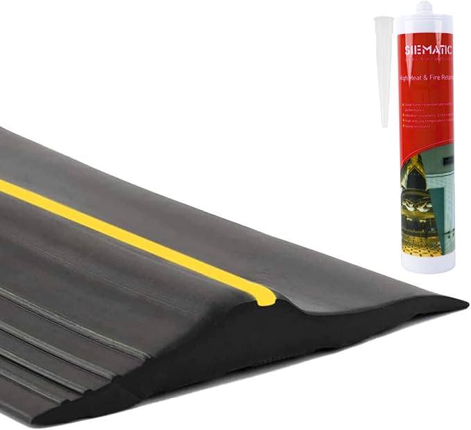 ToLanbbt 10Ft/3M Universal Garage Door Rubber Threshold Strip by ToLanbbt