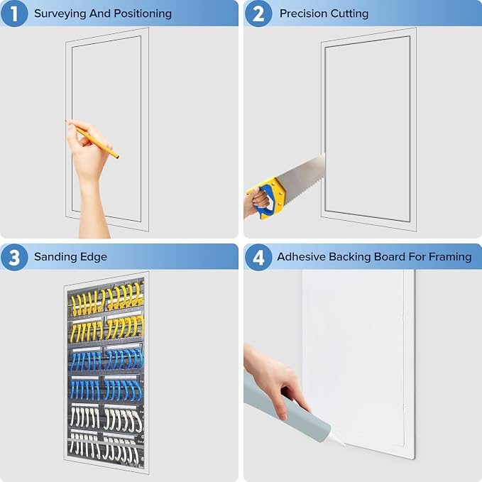 Access Plumbing Panel for Drywall Ceiling, 14x29 in Plastic Access Door - Image 5