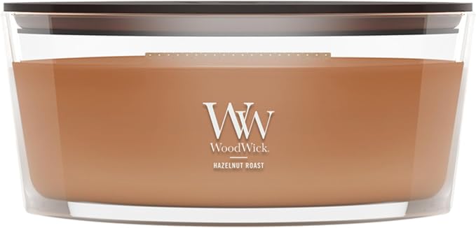 WoodWick Hazelnut Roast Ellipse Candle by WoodWick