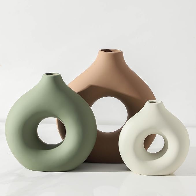 Vanselia Ceramic Vase Home Table Decor by VanseliaHome
