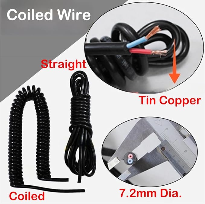 Ground Cable Clamp, 16.4ft Coiled Grounding Cable, Aluminum Alloy Anti Static - Image 5