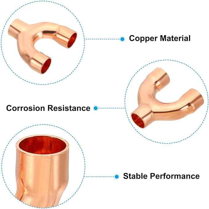 PATIKIL 3/8 Inch ID Copper Fitting - Image 3