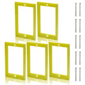 HXH Single Gang Receptacle Outlet Box Extender, 1/4 Inch, 5 Pack | by HUIXHAO