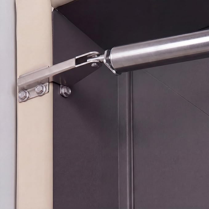 2 Pcs Aluminum Jamb Bracket Aluminum Screen Door Closer Bracket Storm Hardware - Image 6