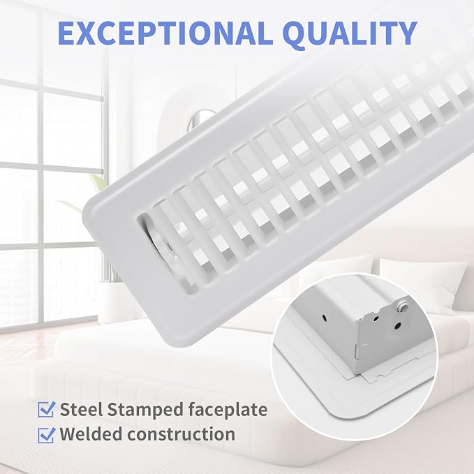 Howeall 2x14 Inch Floor Register - Image 2
