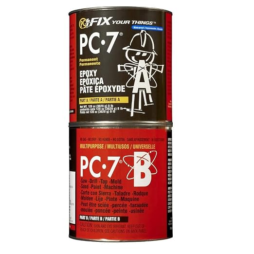PC Products PC-7 Epoxy Adhesive Paste, Two-Part Heavy Duty, 8 lb in Two Cans by ProtectiveCoatingCo