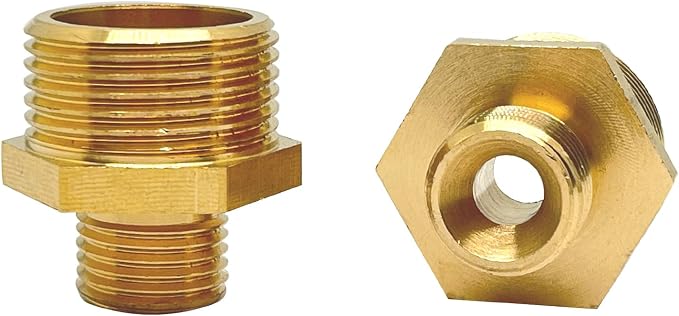 1 Pcs M16 x 1.5mm Male to G3/4in Male Adapter, Welding Hose Coupler Adapte by ERDANER