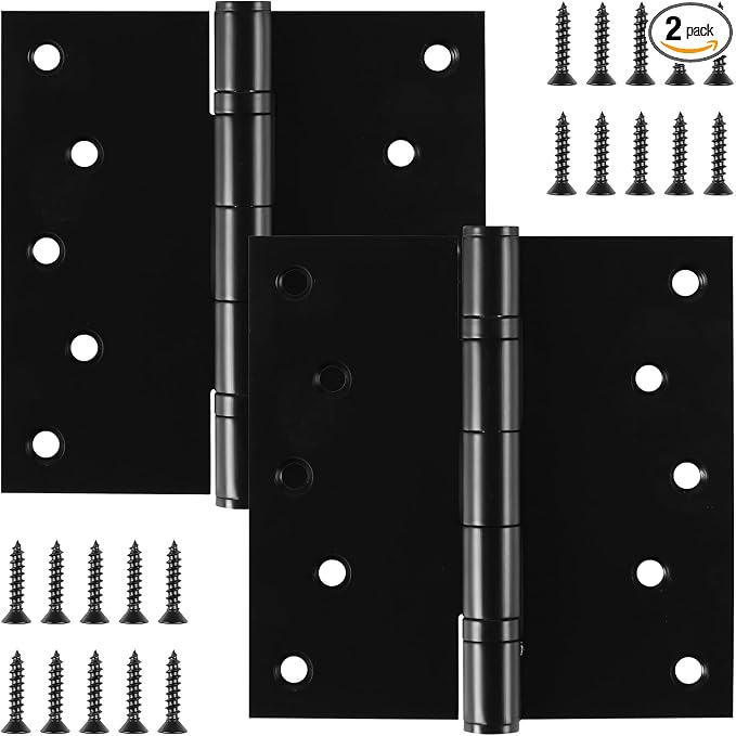 5 Inch Stainless Steel Door Hinges, Heavy Duty Commercial Door Hinges Ball by LITLANDSTAR