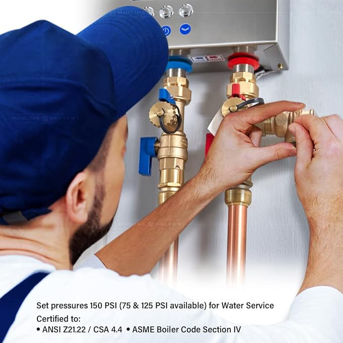 Midline Valve GUHW-QSW256-5 Pressure Relief Valve, - Image 6